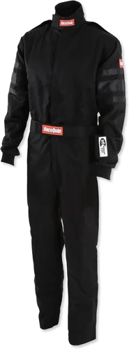 Vista 8 de RaceQuip® 110005RQP 110 Series Traje de conducción de 1 pieza - SFI 3.2A/1 - Negro - Grande