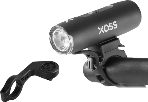 Vista 7 de XOSS XL-800 - Faro delantero para bicicleta, 800 lúmenes, luces de bicicleta recargables USB-C para conducción nocturna, luz LED impermeable