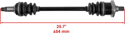Vista 2 de Caltric Eje de articulación CV delantero izquierdo compatible con Arctic Cat Prowler XTZ 1000 2009 2010 2011 2012 2013 2014