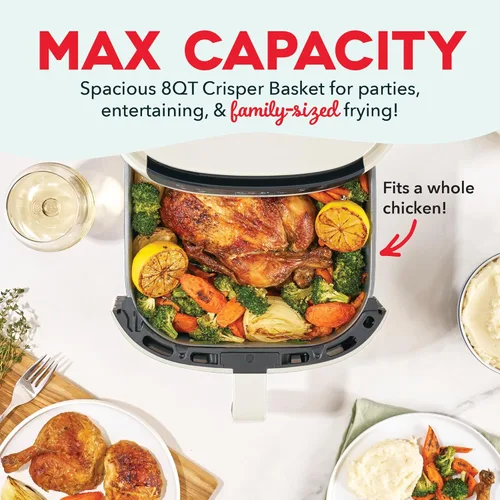 Vista 2 de Dash Freidora de aire Tasti-Crisp 8QT Max Pro