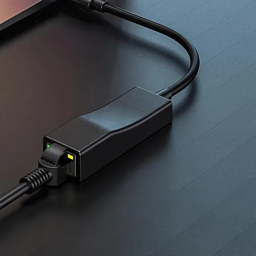 Vista 5 de Adaptador USB-C a Ethernet: 10/100 Mbps, Plug and Play para MacBook Pro/Air, Dell XPS, HP Spectre, Acer Chromebook