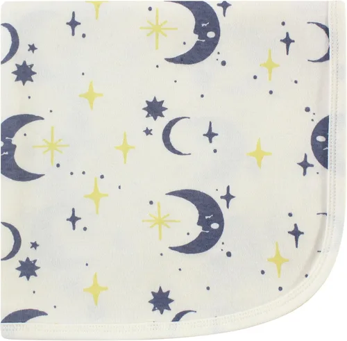 Vista 8 de Touched by Nature Manta unisex de algodón orgánico para bebé, manta de recepción y multiusos, abedules, talla única