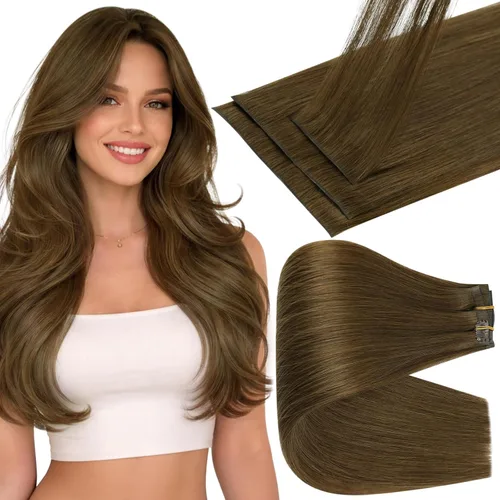 Vista 42 de Full Shine Extensiones de cabello sin costuras de inyección con clip