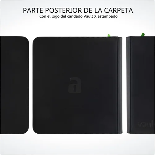 Vista 8 de Vault X Carpeta de álbum de 12 bolsillos con cremallera para cartas coleccionables, 480 tarjetas, material Premium Exo-Tec, 20 páginas de carga