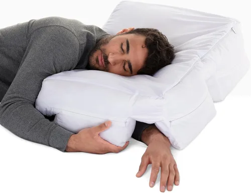 Vista 11 de Wife Pillow la Almohada para Dormir de Lado con Orificio para el Brazo para el Dolor de Hombro - Almohada de Túnel de Brazo para Personas que