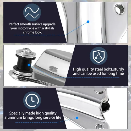 Vista 5 de Kit de accesorios de acoplamiento de 4 puntos compatible con Harley Davidson Touring Road Glide Street Glide Electra Glide Road King 2014-2024 2021