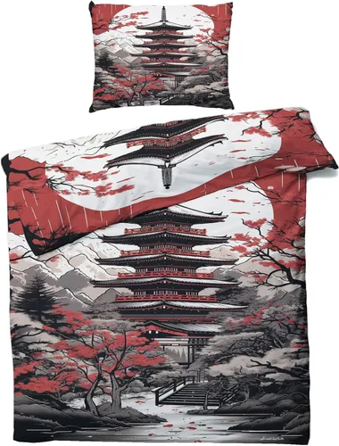 Vista 45 de Funda de edredón de ancla, tamaño individual, juego de cama náutico, 2 piezas, funda de edredón con patrón de microfibra suave con lazos