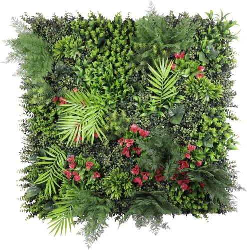 Vista 18 de ECOOPTS Paneles de boj artificiales para valla de privacidad de hiedra sintética, 40 x 40 pulgadas, plantas de seto topiario para decoración