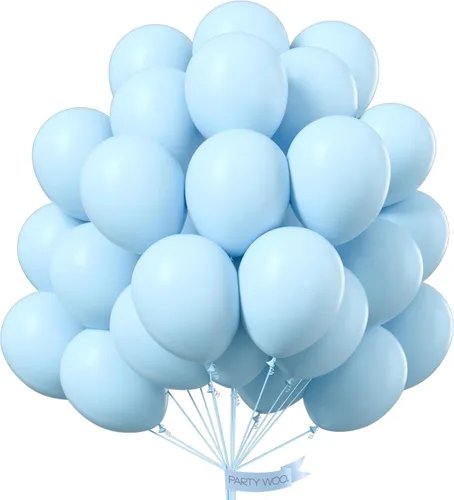 Vista 19 de PartyWoo Globos color nude, 50 globos bohemios de color albaricoque de 12 pulgadas, globos beige para guirnalda de globos o arco de globos como