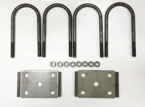 Vista 6 de LIBRA Kits de pernos en U de remolque de 2000 libras para eje de remolque redondo de 1-3/4 pulgadas