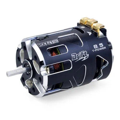 Vista 9 de Surpass Hobby Rocket RC Thunder Power 540 Drift Sensor Motor para 1/10th RC Car Púrpura (10.5T)