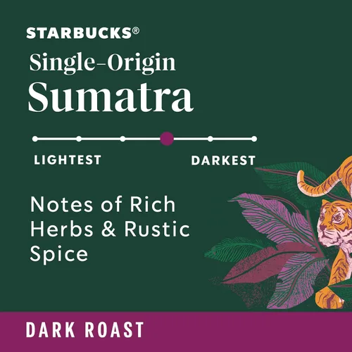 Vista 3 de Starbucks Dark Roast K-Cup Coffee Pods - Sumatra para Keurig Brewers - 24 unidades, paquete de 4