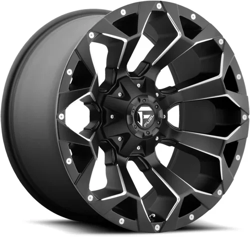 Vista 2 de FUEL D787 Assault 17x8.5 5x4.5"/5x5" +14mm Llanta de Rueda Negra/Roja 17" Pulgada D78717852652