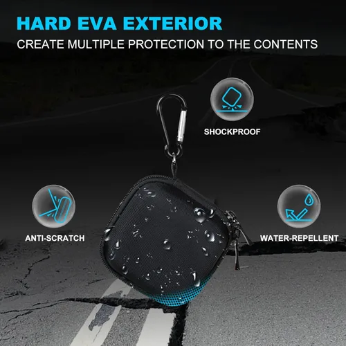 Vista 3 de Lacdo Funda de transporte para disco duro Crucial X9 Pro / X9 / X10 / X10 Pro SSD 1TB 2TB 4TB 6TB 8TB USB 3.2 unidades de estado sólido externas