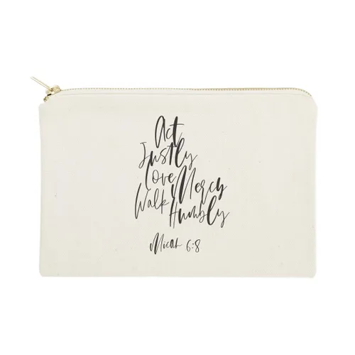 Vista 15 de The Cotton & Canvas Co. Bolsa cosmetiquera y bolsa de viaje para maquillaje.), unknown
