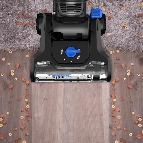 Vista 3 de Eureka PowerSpeed Aspiradora Vertical Ligera para Alfombras y Pisos Duros, Potente Aspiradora Vertical sin Bolsa para el Hogar con Mascotas, Azul