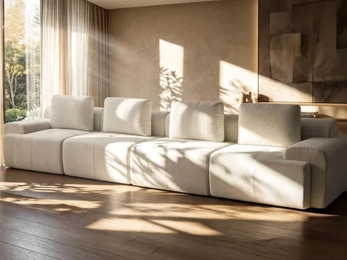 Vista 40 de Sofá de nube de gran tamaño en forma de U de 122 pulgadas, cómodos sofás modulares sin hueso para sala de estar, sofá modular con respaldo alto