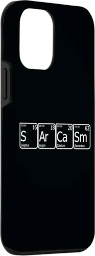 Vista 3 de iPhone 12 mini SArCaSm tabla periódica elementos periódicamente sarcástico Meme caso