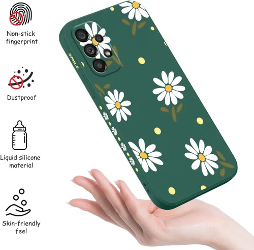 Vista 5 de Funda para teléfono Galaxy A53 5G, para Samsung Galaxy A53 5G, diseño creativo lateral, funda protectora de silicona suave para mujer, funda