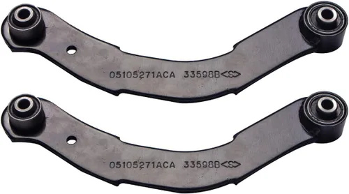 Brazo de control superior trasero compatible con Dodge Caliber Jeep Compass Patriot Izquierdo Derecha AUQDD 2PCS K641281 (par) Suspensión