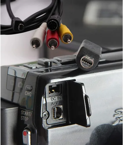 Vista 4 de Cable de 5 pies compatible con Sony Handycam HDR-FX1000/e DCR-SR82/e