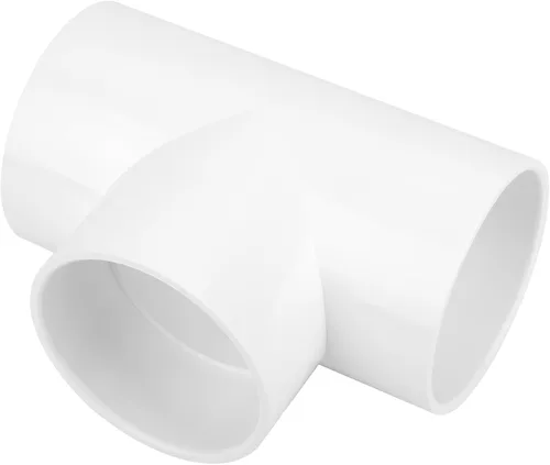 Vista 56 de Paquete de 12 accesorios de PVC de 3 vías de 1 pulgada de grado SCH40 para muebles, conector de tubería de PVC de 3 vías para estante de jardín