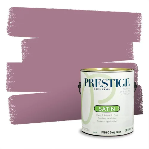 Vista 486 de Prestige Paints Pintura exterior e imprimación en uno, 1 galón, plano, coincidencia comparable de Valspar* Amber Rose*