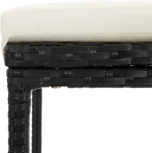 Vista 7 de sillas de bar, taburetes de bar, taburetes de bar Juego de 3, mesa de bar, sillas para barra de cocina, taburetes de bar con cojines 4 piezas