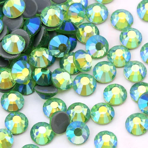 Vista 13 de Hot Fix - Diamantes de imitación de cristal con parte trasera plana, gemas de diamantes de imitación de 0.079 pulgadas (6ss 2880 piezas, amatista)