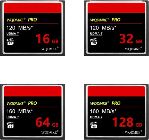 Vista 5 de WQDMKE Tarjeta de memoria CF 32GB UDMA Velocidad hasta 120MB/s Tarjetas de cámara