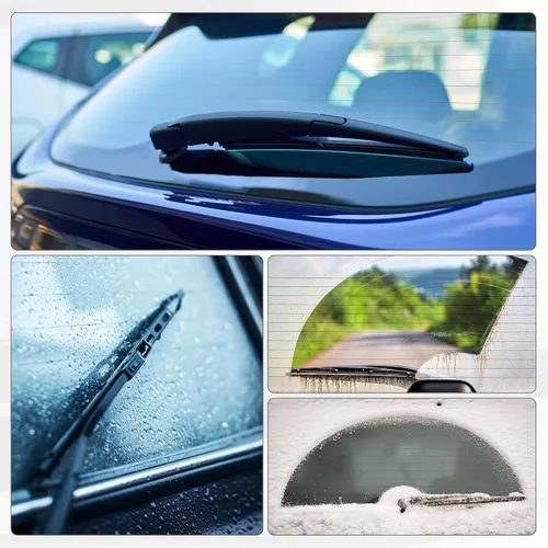 Vista 3 de ACROPIX Tapa de tuerca de brazo de limpiaparabrisas trasero para Subaru Outback, paquete de 1, color negro