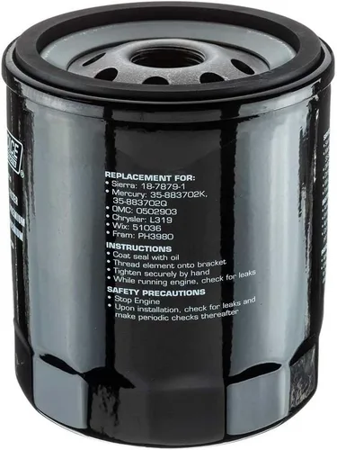 Vista 2 de Seachoice Filtro de aceite, filtro de 20 micrones, GM Chevrolet V6 intraborda Sterndrive