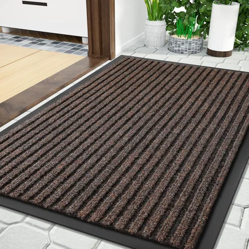 Vista 57 de Yimobra Tapetes de bienvenida para puerta delantera, 29.5 x 17 pulgadas, resistente, impermeable, para puerta exterior, entrada exterior