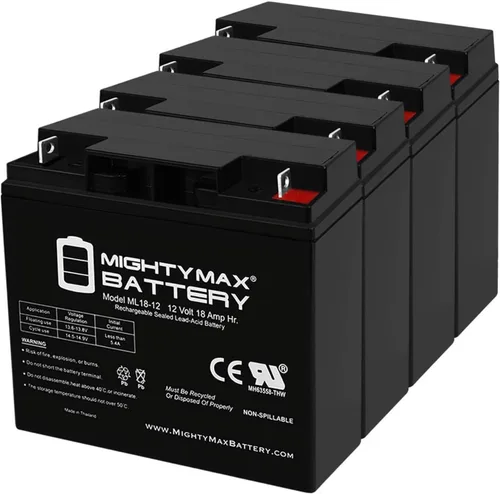 Vista 9 de Mighty Max Battery ML18-12 - Batería SLA de repuesto de 12V 18AH para APC Back UPS Pro 1400