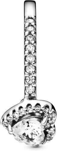 Vista 4 de PANDORA Joyería - Anillo de circonita cúbica de corazón elevado - Regalo para ella - Plata de ley Metal Zirconia cúbica