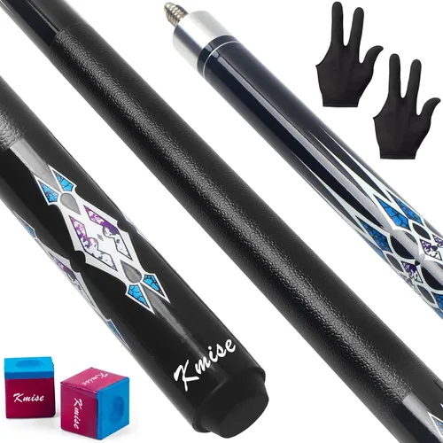 Vista 12 de Kmise Pool Stick Set of - 58" Pool Cue Stick, Canadian Maple Professional Billiards Pool Cue, Pool Sticks for Adults, 18~21oz Multiple