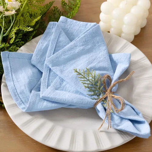 Vista 18 de Socomi Servilletas de tela beige para Pascua, primavera, lavables, reutilizables, a granel, de lino, algodón, juego de 4 servilletas de 17 x 17