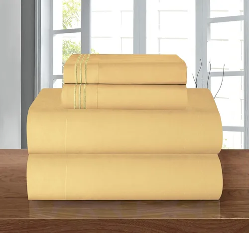 Vista 92 de Elegant Comfort - Juego de sábanas de microfibra de 1500 hilos de calidad hotelera prémium de 4 piezas - Resistente a arrugas, sábana bajera