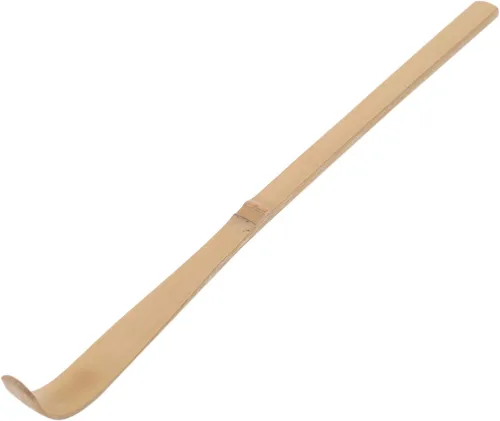 Vista 8 de Cuchara de bambú de matcha, cuchara de bambú para matcha japonesa, Chashaku, cuchara de té verde enganchada, utensilios de ceremonia de té de 7.1 in