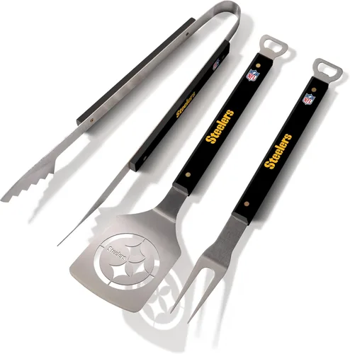 Vista 24 de YouTheFan NFL Spirit Series - Juego de barbacoa de 3 piezas