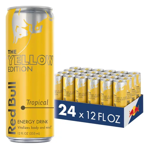 Vista 32 de Red Bull - Bebida energética, edición de coco, 8.4 onzas líquidas, paquete de 4, 33.6 onzas líquidas