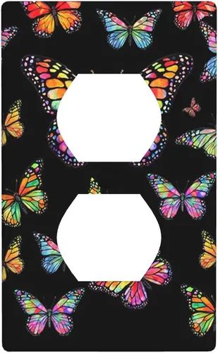 Vista 145 de Moslion Placa de pared basculante de mármol gris y marrón de 1 cuadrilla, arte de granito fluido, onda fluida, salida única, interruptor de luz