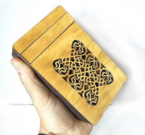 Vista 4 de Logica Jeux Art. De' Medici - Rompecabezas de madera - Cofre secreto - Dificultad increíble 5/6 - Colección Leonardo da Vinci