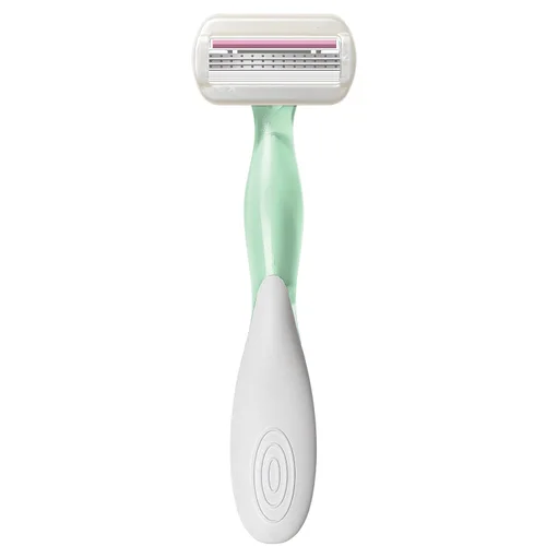 Vista 7 de BIC Soleil Sensitive - Maquinilla de afeitar desechable para mujer, triple hoja, cuenta de 3 maquinillas de afeitar, con aloe vera para un afeitado