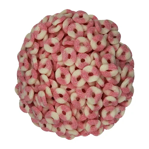 Vista 8 de Smarty Stop Mini anillos de gomita agria Candy GummiRoos (1 libra (paquete de 1), surtido)