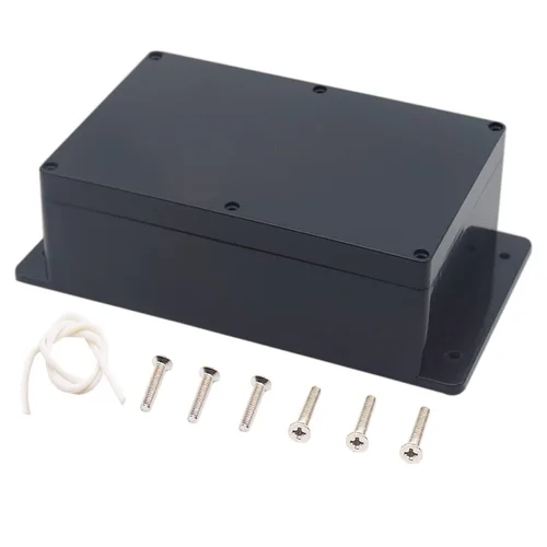 Vista 10 de Zulkit Caja de conexiones de plástico ABS a prueba de polvo, impermeable, IP65, cajas eléctricas universales, carcasa para proyectos con oreja fija