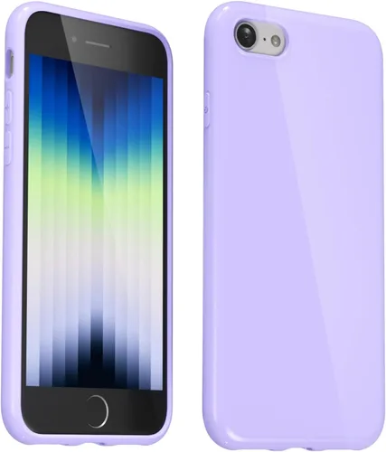 Vista 478 de Svanove para iPhone 7 Plus/ 8 Plus, funda de silicona, de goma suave brillante y gel de jey lindo, funda protectora de plástico simple y lisa