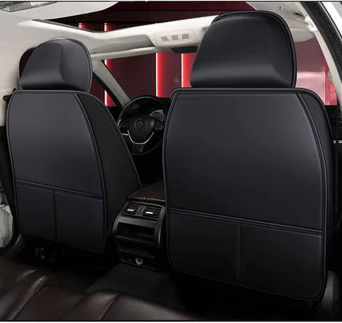 Vista 5 de Car Seat Cover Waterproof Full Set Leather, for Dacia Sandero Stepway 3.GEN 2.Gen 2012 2013 2014 2015-2024, Leather 5-Seat Car Seat Covers All B