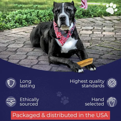 Vista 5 de Devil Dog Pet Co. Himalayan Yak Cheese - Masticables para perros para razas grandes y gigantes y masticadores agresivos, de larga duración, sin