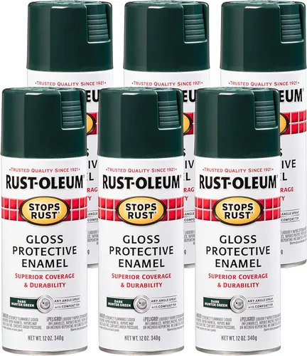 Vista 86 de Rust-Oleum 7776830 - Pintura en aerosol para prevención del óxido, 12 onzas, negro plano